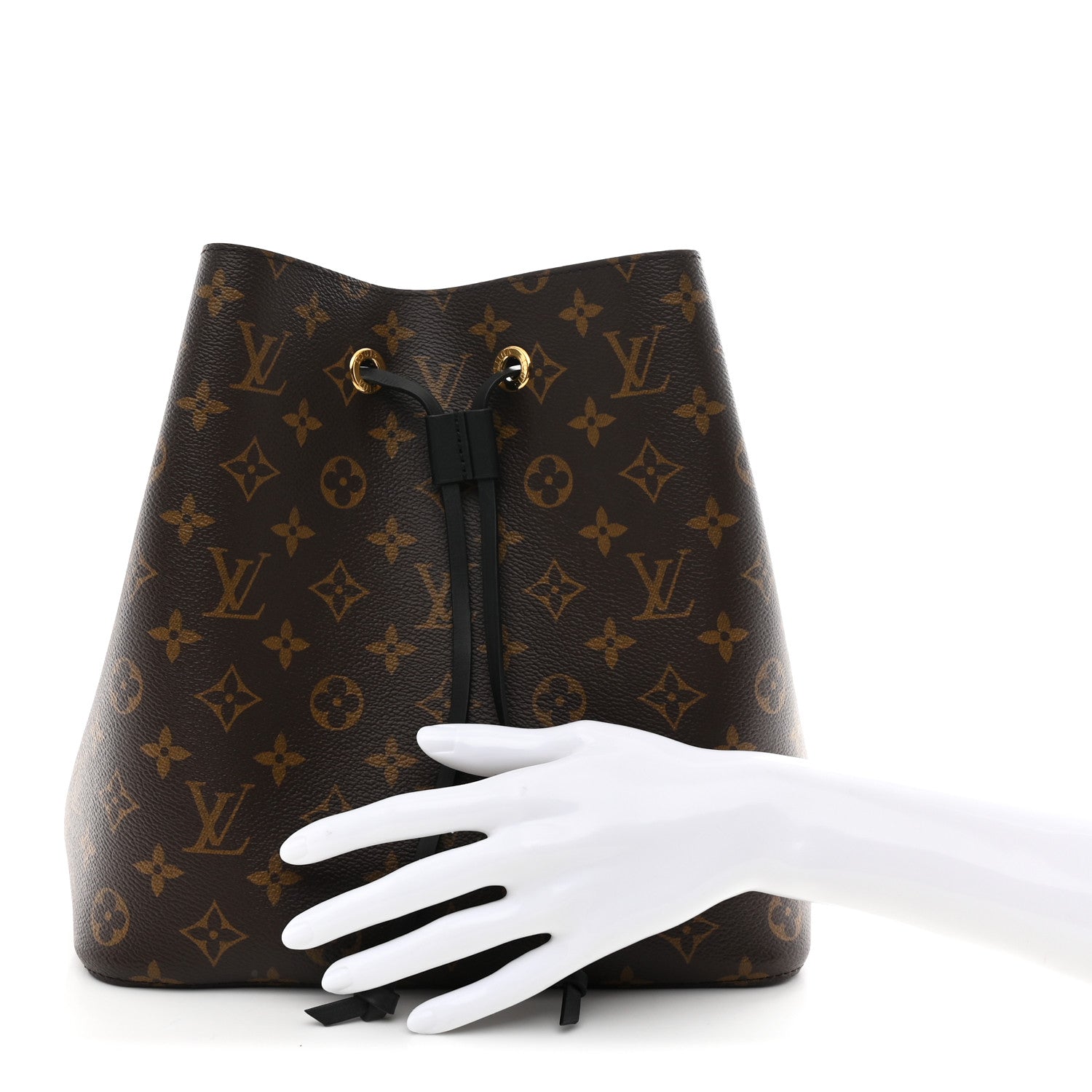 Louis Vuitton Monogram Neonoe MM Black 2 of 10