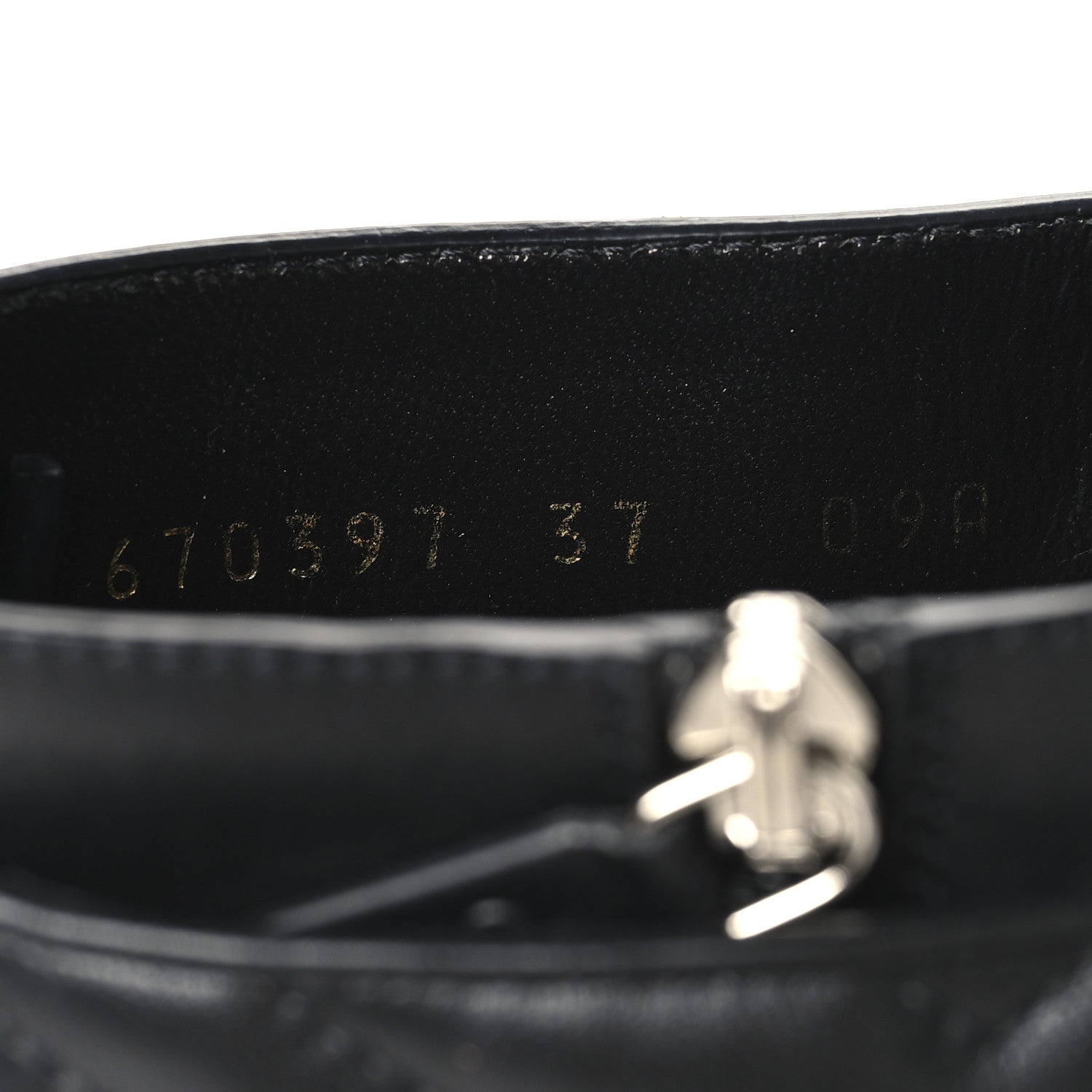 Gucci Flores Calfskin Nappa Matelasse GG 40mm Ankle Boots 37 Black 7 of 8