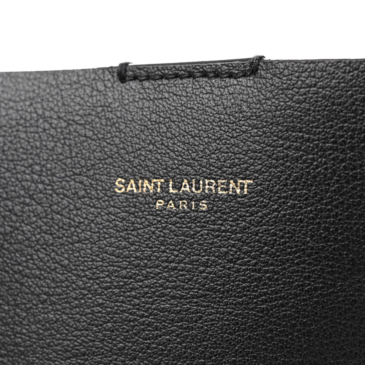 Calfskin Large Shopping Tote Black