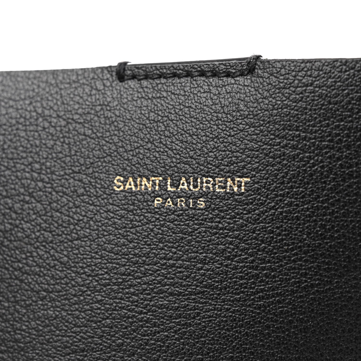 Saint Laurent Calfskin Large Shopping Tote Black 7 of 17