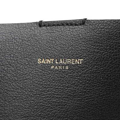 Saint Laurent Calfskin Large Shopping Tote Black 7 of 17