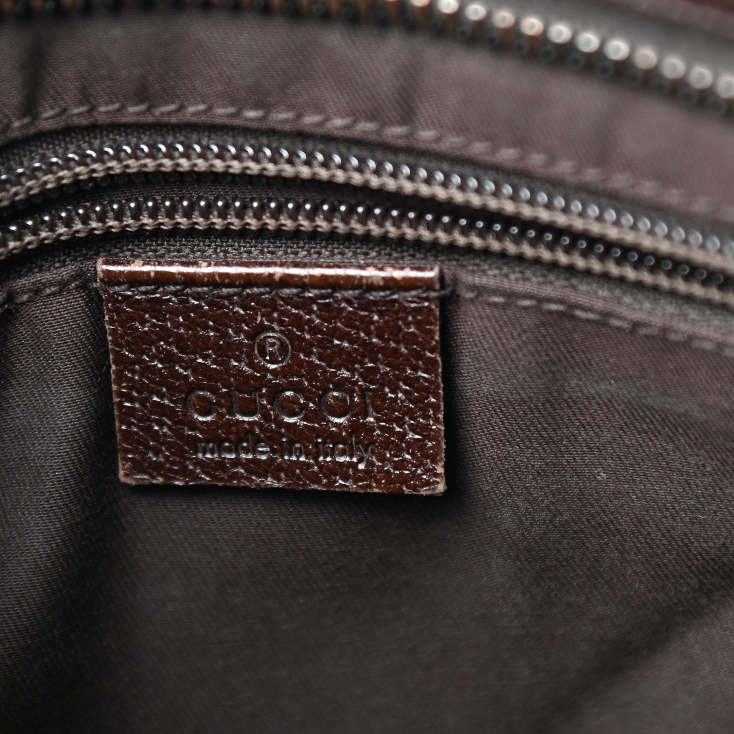 Gucci Monogram Flat Messenger Bag Beige Dark Brown 6 of 10