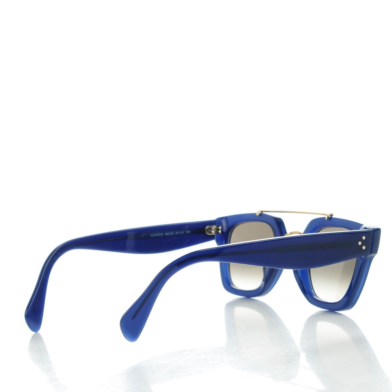 Celine Acetate Bridge Sunglasses CL41077/S Blue 3 of 5