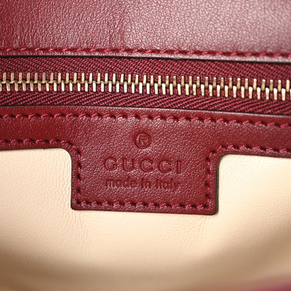 Gucci Calfskin Matelasse Small GG Marmont Multi Pocket Shoulder Bag Rosso Ancora 6 of 9