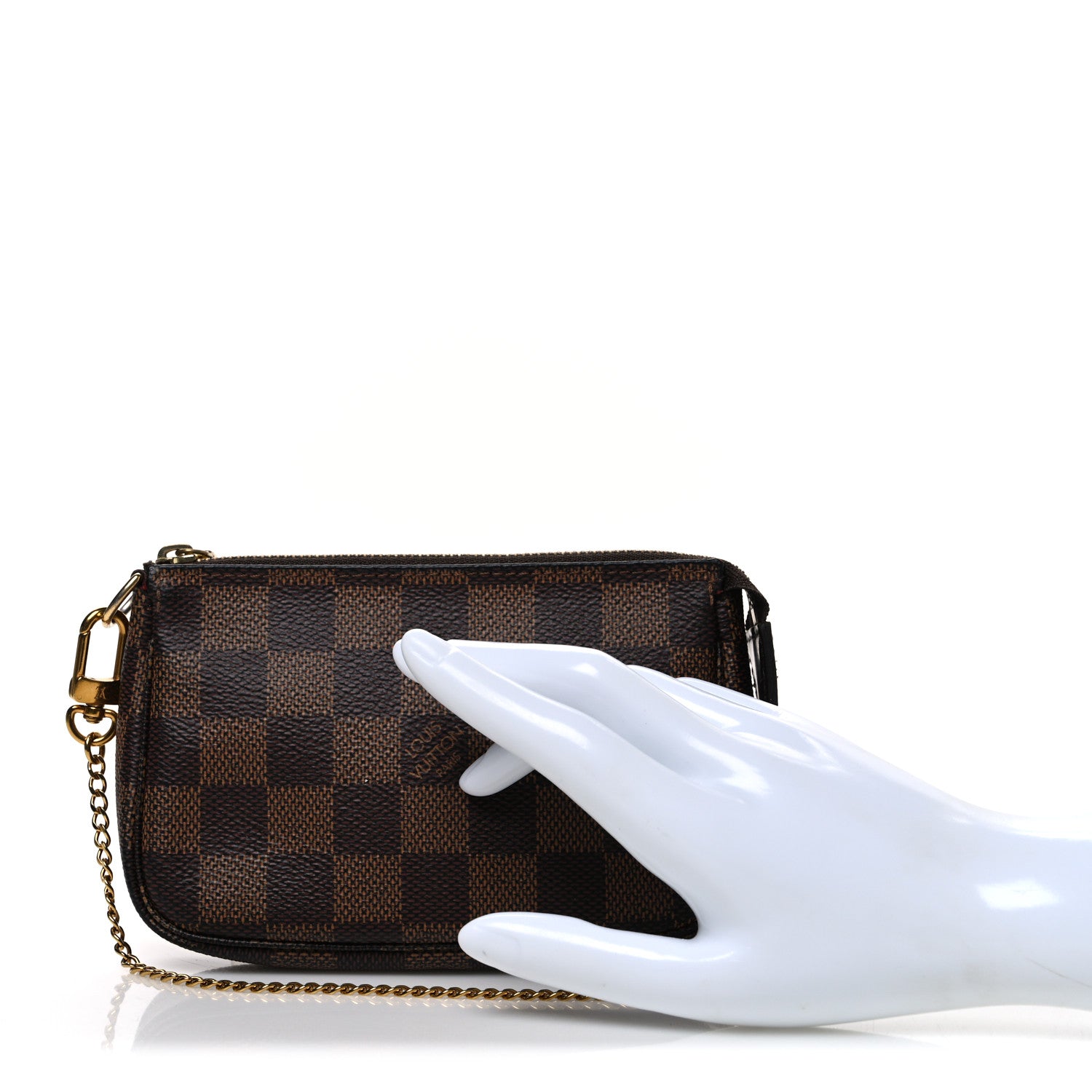 Louis Vuitton Damier Ebene Mini Pochette Accessories 2 of 7