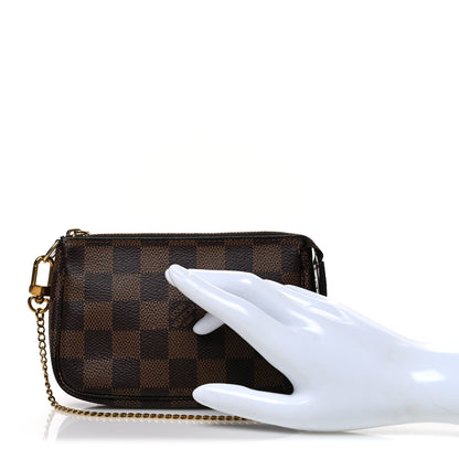 Louis Vuitton Damier Ebene Mini Pochette Accessories 2 of 7