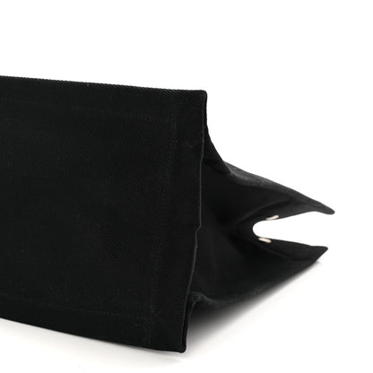 Saint Laurent Linen Calfskin Rive Gauche Tote Black 18 of 21