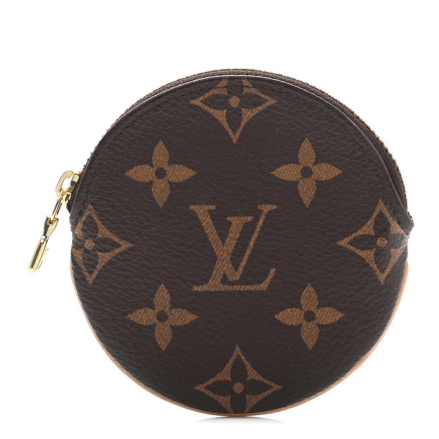 Monogram Round Coin Purse