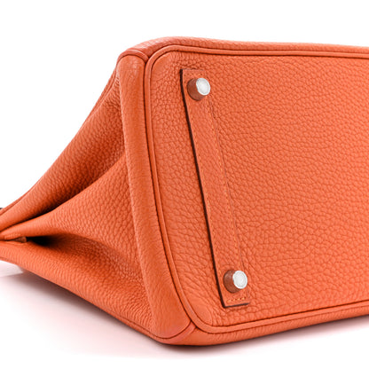 Hermes Togo Birkin 30 Orange 10 of 13