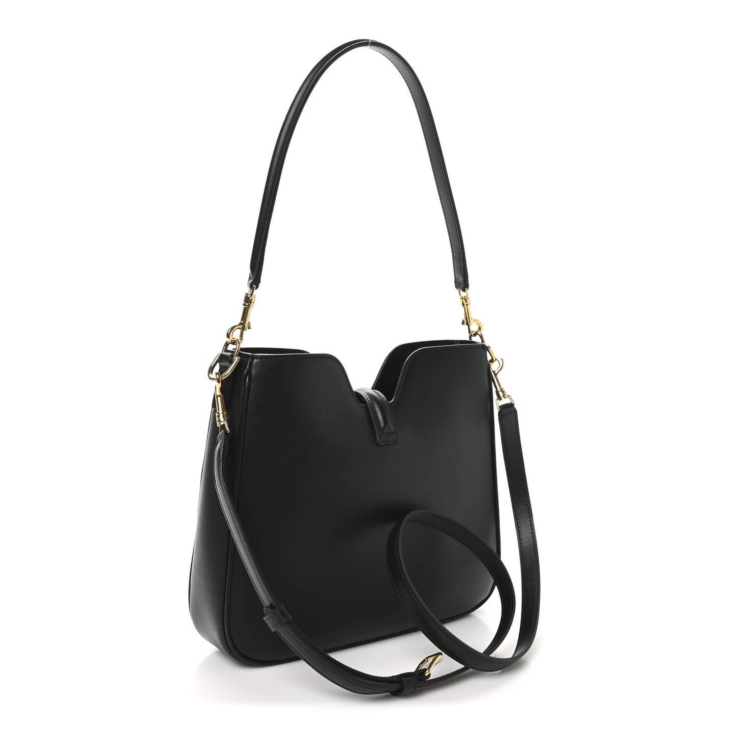 Smooth Calfskin Small Camille 16 Soft Bag Black