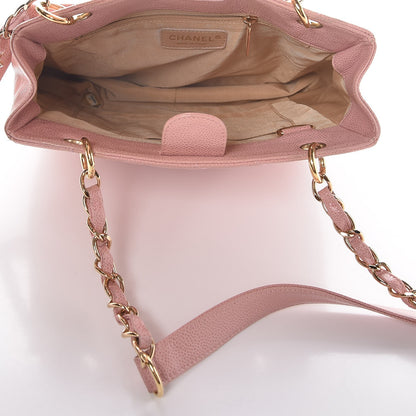 Chanel Caviar Petit Shopping Tote PST Pink 5 of 11