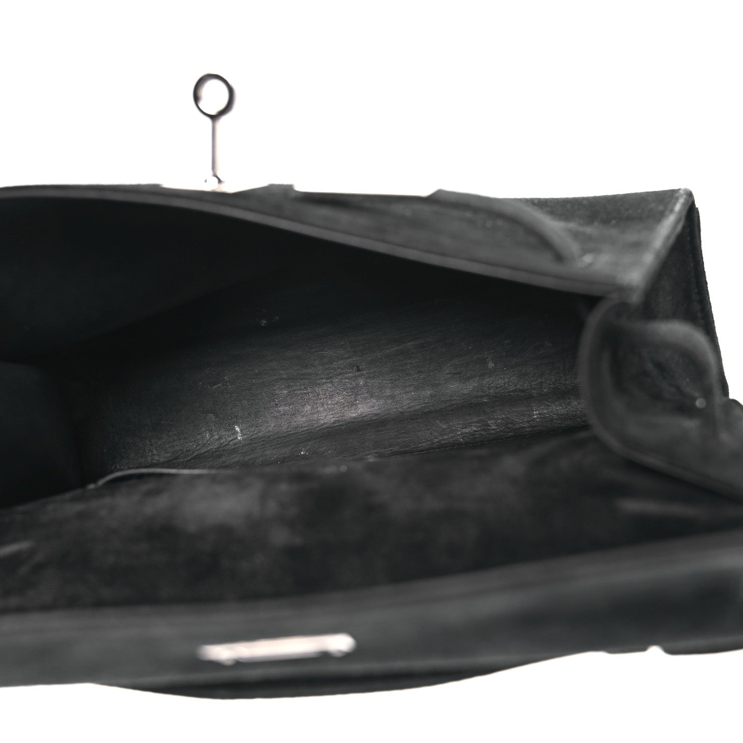 Hermes Veau Doblis Kelly Pochette Black 5 of 14