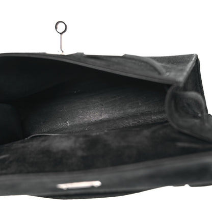Hermes Veau Doblis Kelly Pochette Black 5 of 14