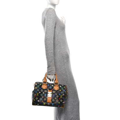 Louis Vuitton Monogram Multicolor Speedy 30 Black 2 of 9