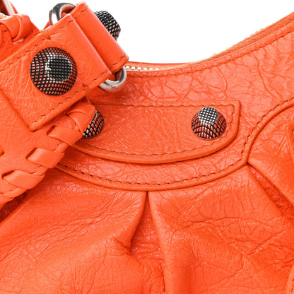Balenciaga Agneau Arena Le Cagole Shoulder Bag XS Orange 8 of 9