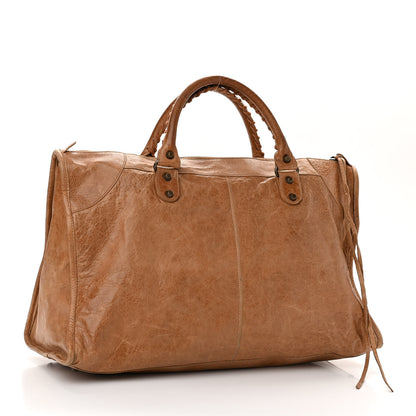 Balenciaga Chevre Classic Hardware Work Caramel 3 of 10