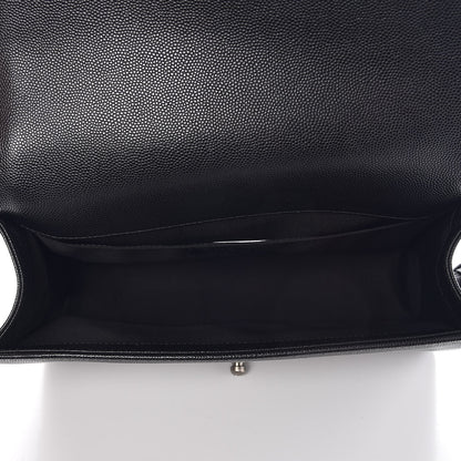 Chanel Caviar Quilted Medium Boy Flap Black 6 of 9