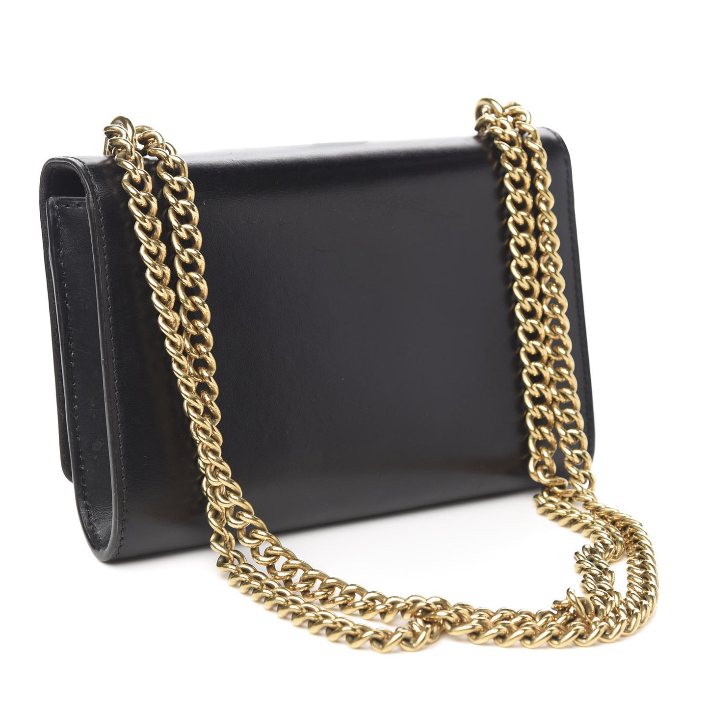 Calfskin Chain Louise MM Black