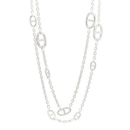 Hermes Sterling Silver Farandole Necklace 120 1 of 5
