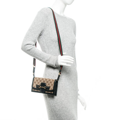 Gucci Monogram Lady Web Convertible Wallet Black 2 of 6