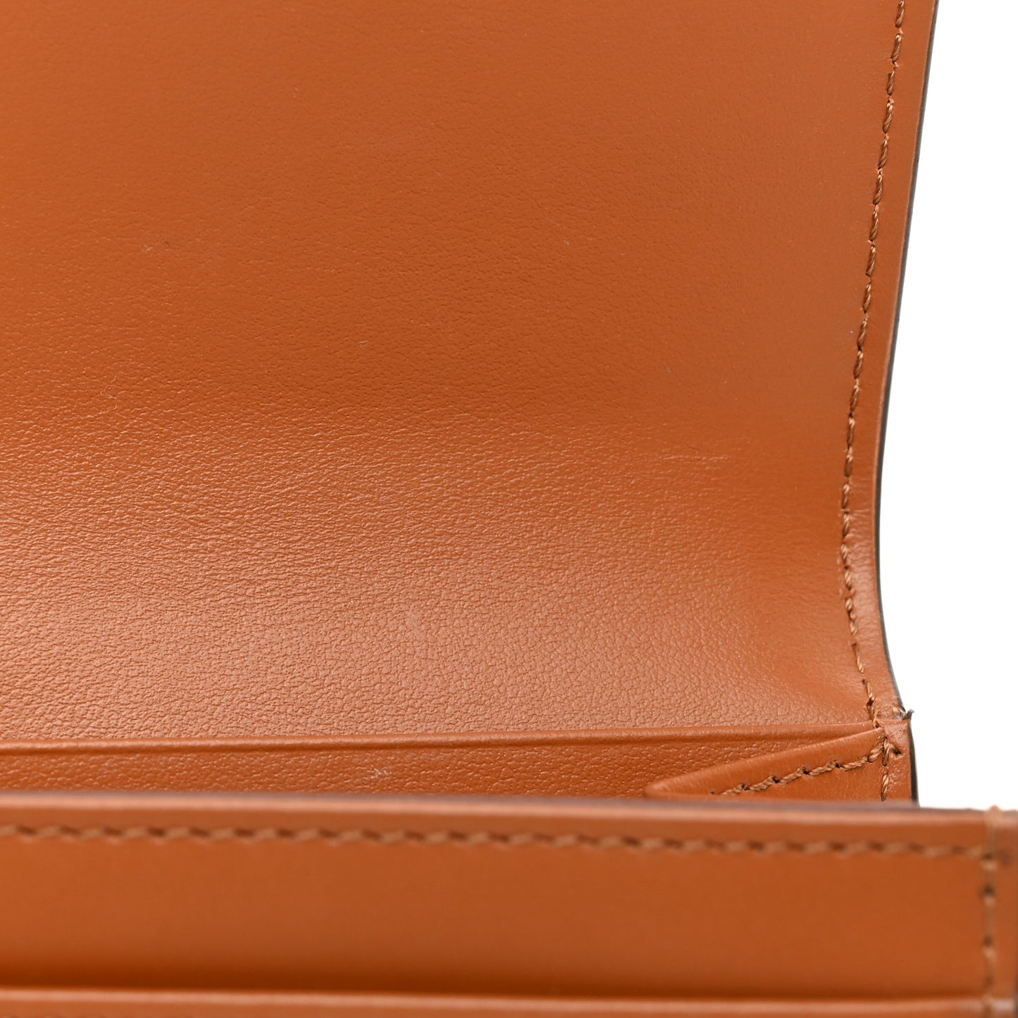 Vitello King Tamponato Logo Embossed Continental Wallet Cuoio