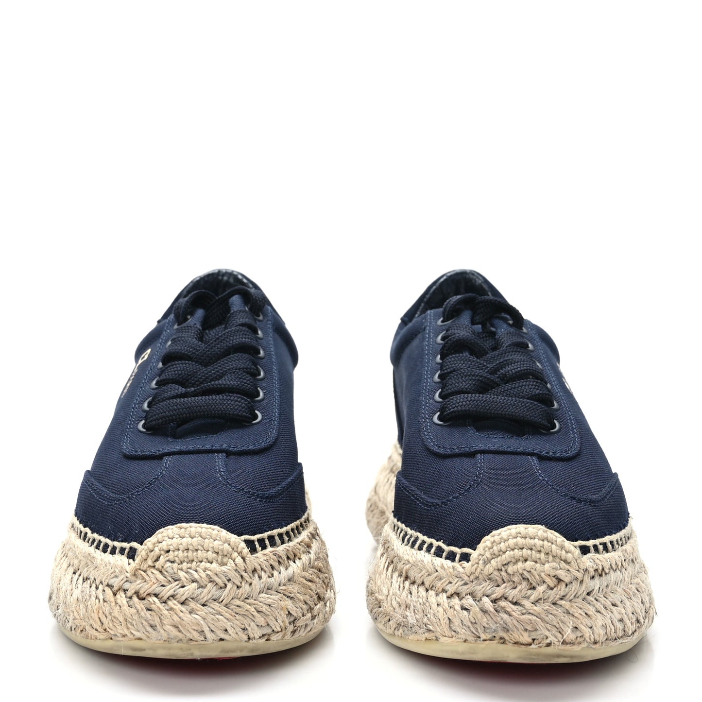 Toile Calfskin Espasneak Flat Sneaker 37 Obscur