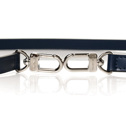Louis Vuitton Calfskin 16mm Adjustable Shoulder Strap Indigo 3 of 4