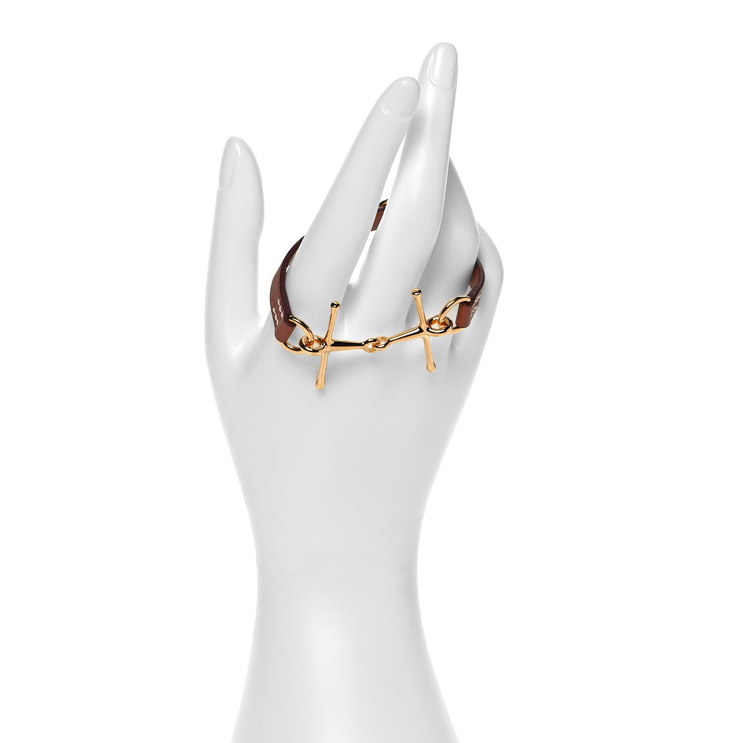Hermes Swift Mors Bracelet D3 Gold 2 of 4