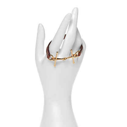 Hermes Swift Mors Bracelet D3 Gold 2 of 4