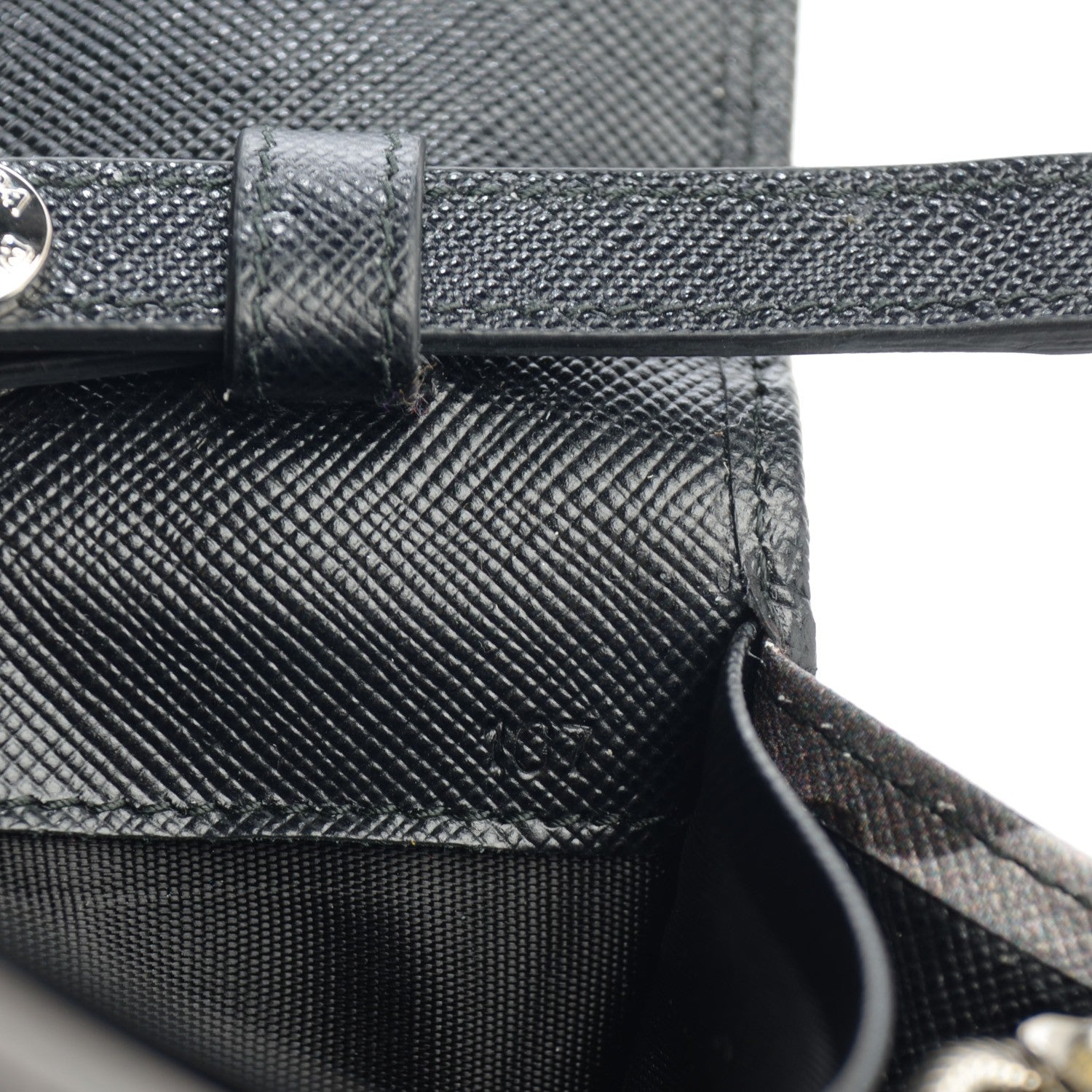 Prada Saffiano Camouflage Print Continental Chain Wallet Marmo Dis Camouflage 8 of 8