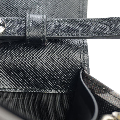 Prada Saffiano Camouflage Print Continental Chain Wallet Marmo Dis Camouflage 8 of 8