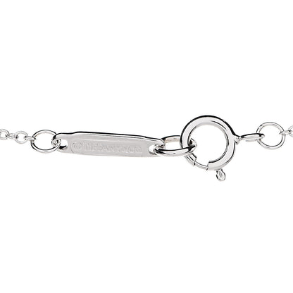 Tiffany 18K White Gold Diamond Atlas Bar Pendant Necklace 7 of 8
