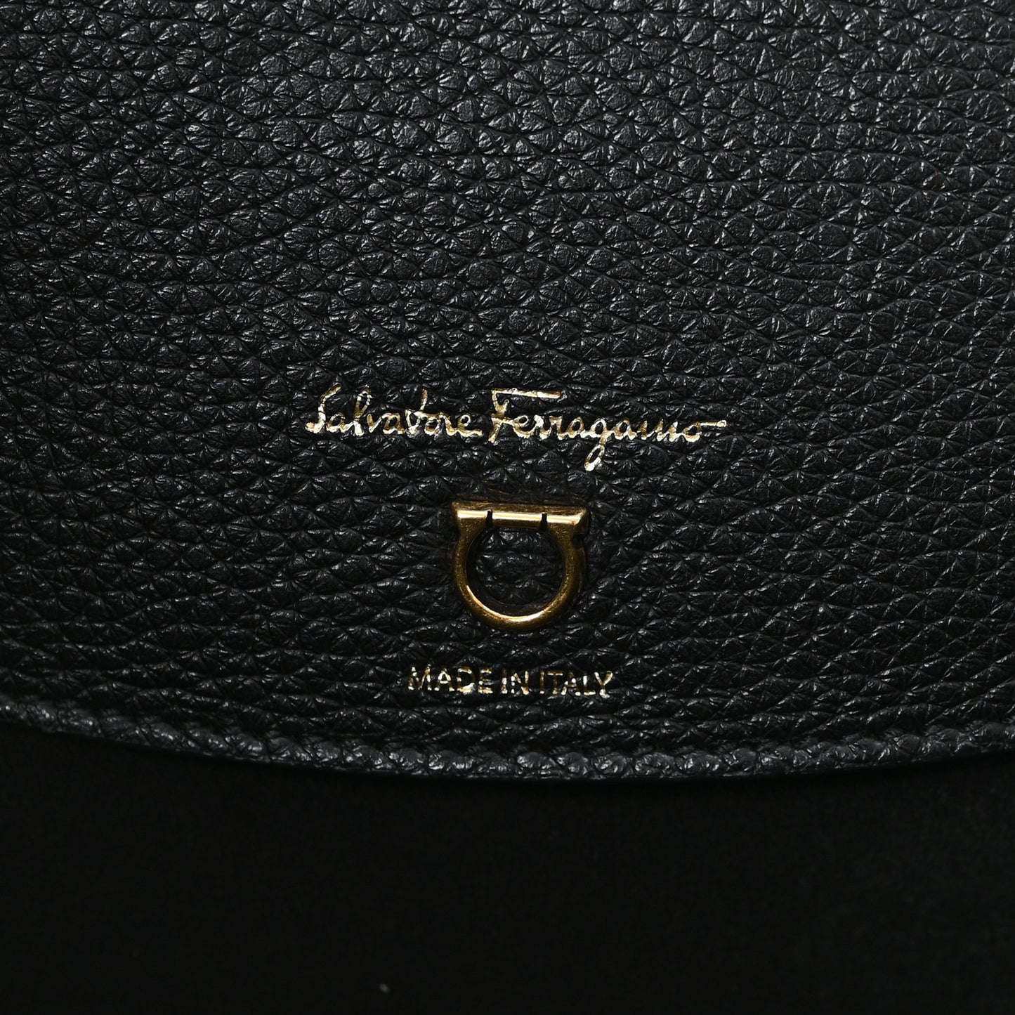 Calfskin Travel Tote Black