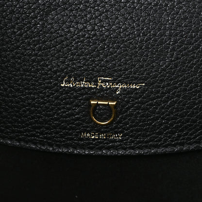 Salvatore Ferragamo Calfskin Travel Tote Black 7 of 11