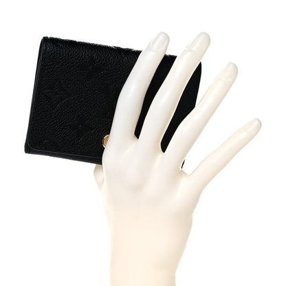 Louis Vuitton Empreinte Business Card Holder Black 2 of 8