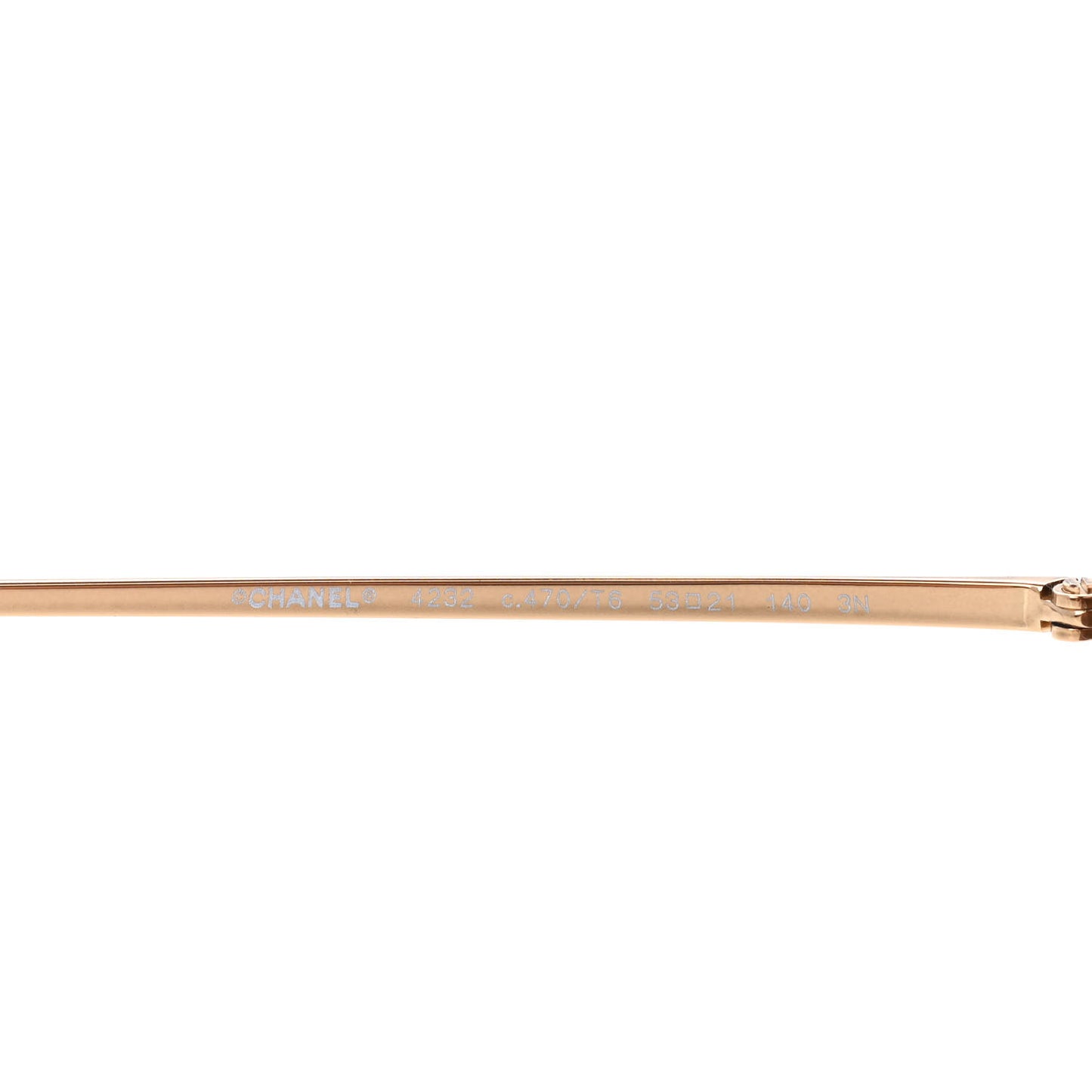 Metal Winter Round Sunglasses 4232 Gold