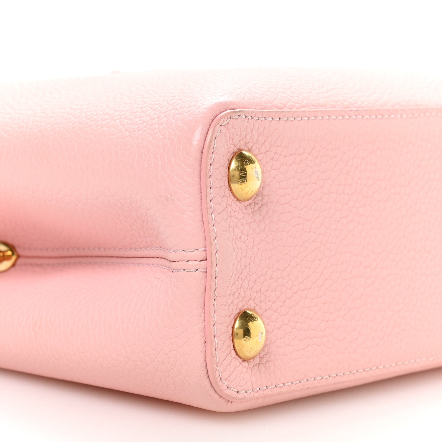 Louis Vuitton Taurillon Scrunchie Capucines BB Bubble Gum Pink 8 of 9