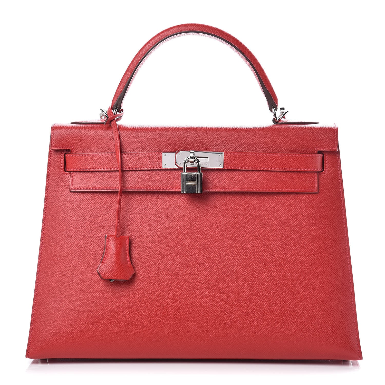 Hermes Epsom Kelly Sellier 32 Rouge Casaque 1 of 38