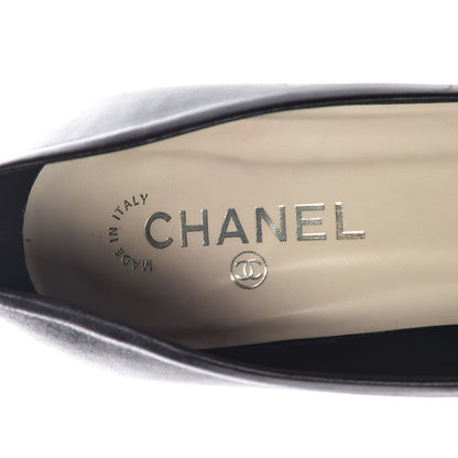Chanel Lambskin Camellia Pumps 39.5 Black 9 of 15