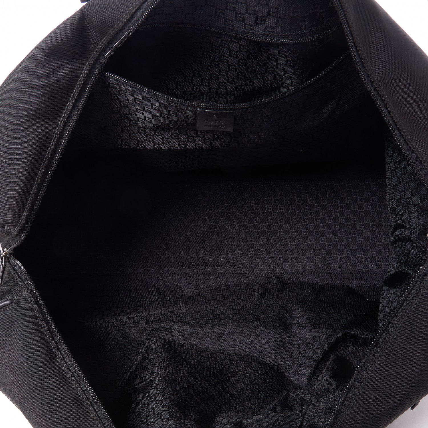 Gucci Nylon Travel Duffle Black 6 of 9