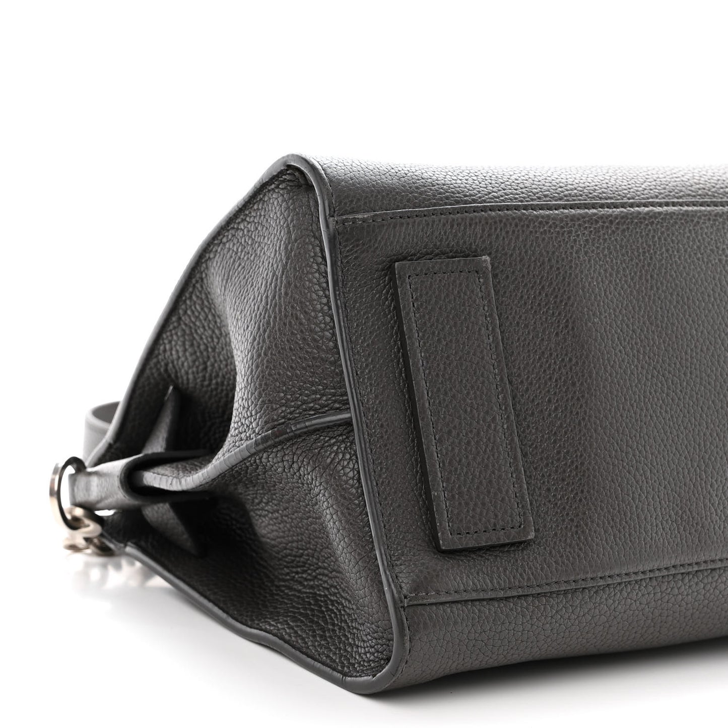 Grained Calfskin Baby Sac De Jour Souple Asphalt