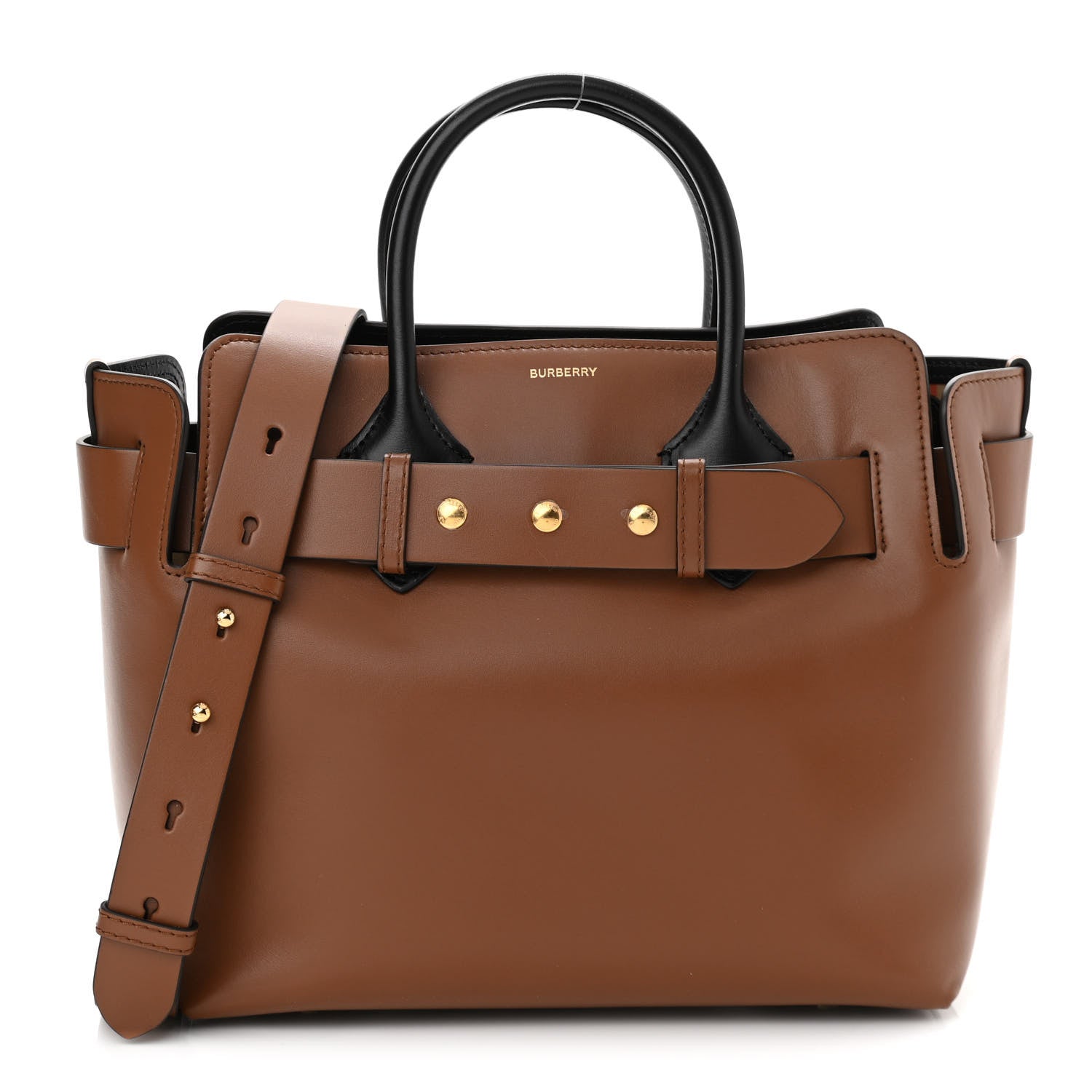 Burberry Soft Grain Calfskin Small Belt Bag Brown 1 of 10
