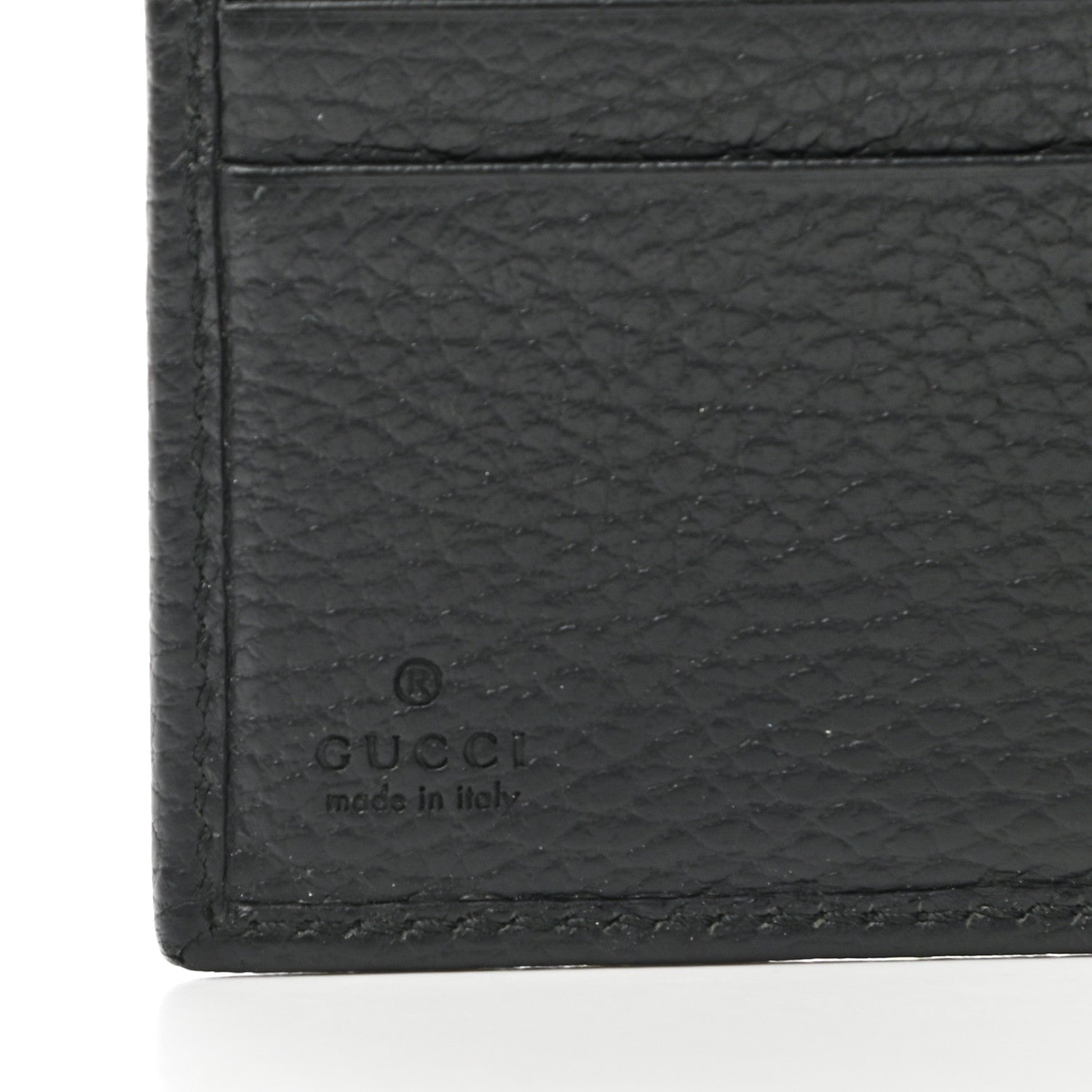 Gucci Dollar Calfskin Double G French Flap Wallet Black 6 of 8