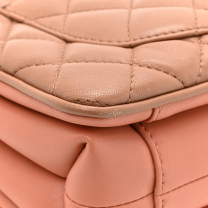Chanel Lambskin Quilted Medium Coco Vintage Flap Beige 14 of 17