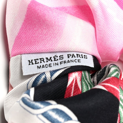Hermes Silk Claudia Scrunchie Multicolore 4 of 5