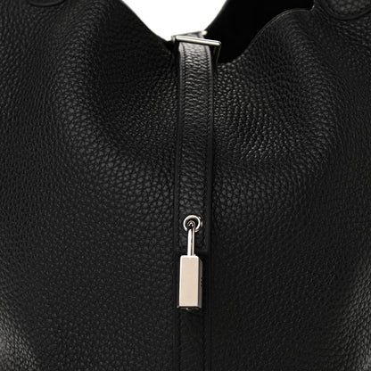 Hermes Taurillon Clemence Picotin Lock 22 MM Black 8 of 10