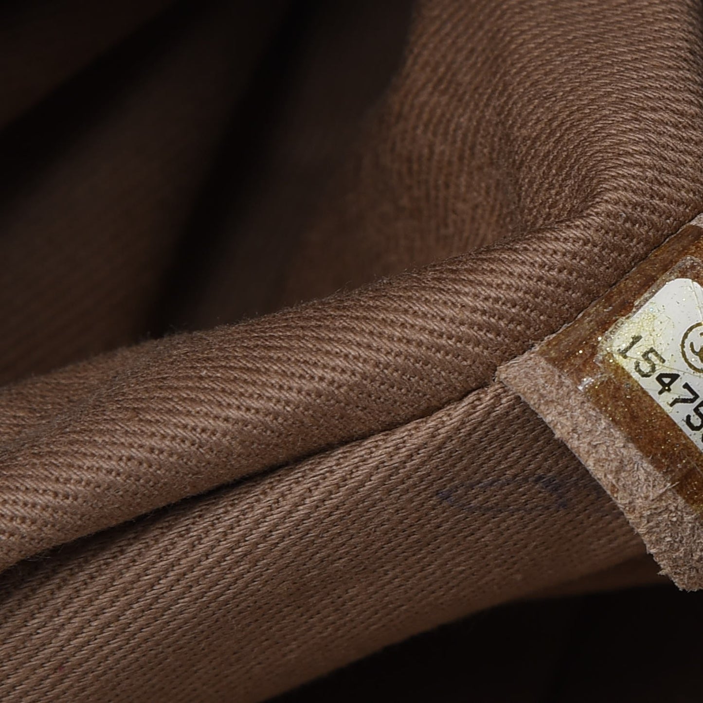 Lambskin Stitched Messenger Bag Brown