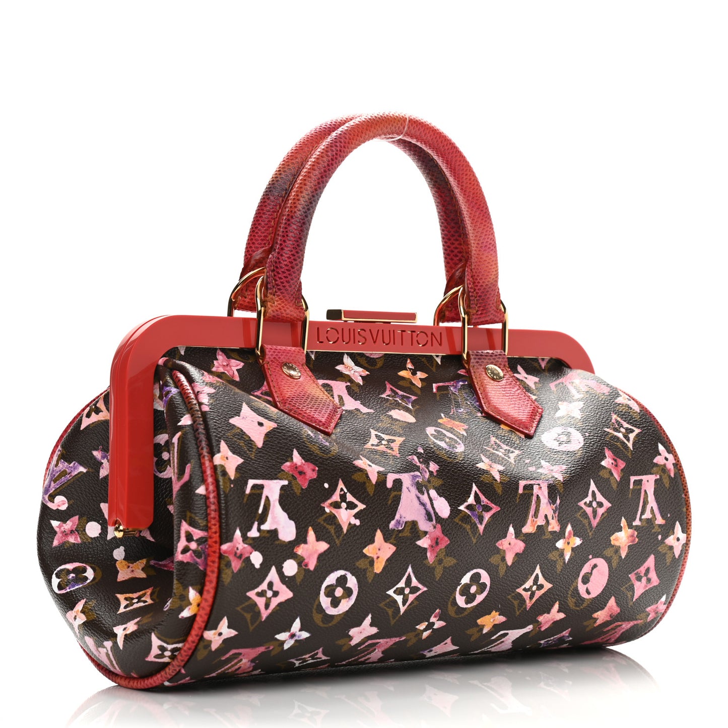 Watercolor Aquarelle Frame Papillon Brown