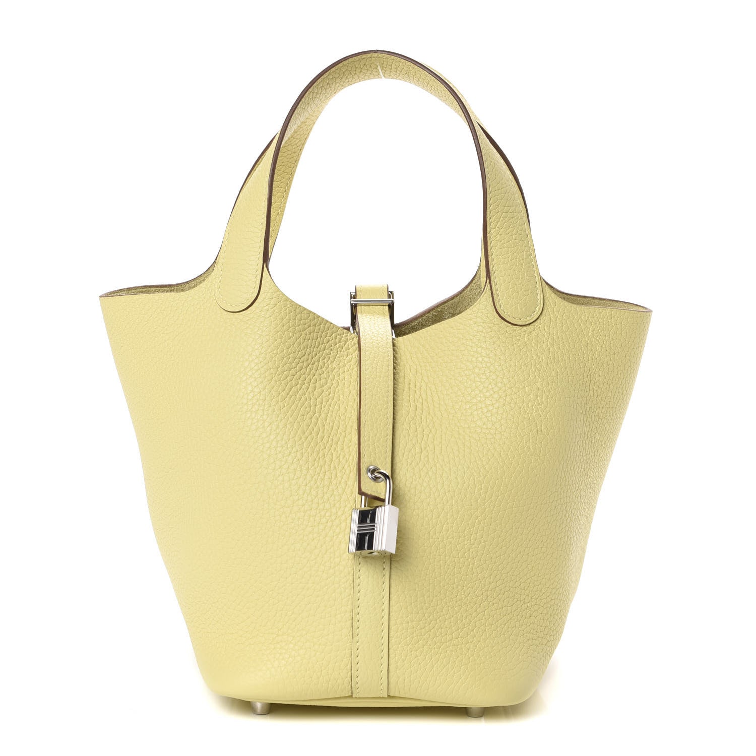 Hermes Taurillon Clemence Picotin Lock 18 PM Jaune Poussin 1 of 9