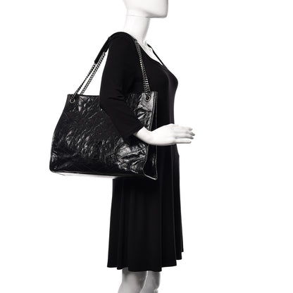 Saint Laurent Crinkled Calfskin Matelasse Monogram Niki Shoulder Bag Black 2 of 10